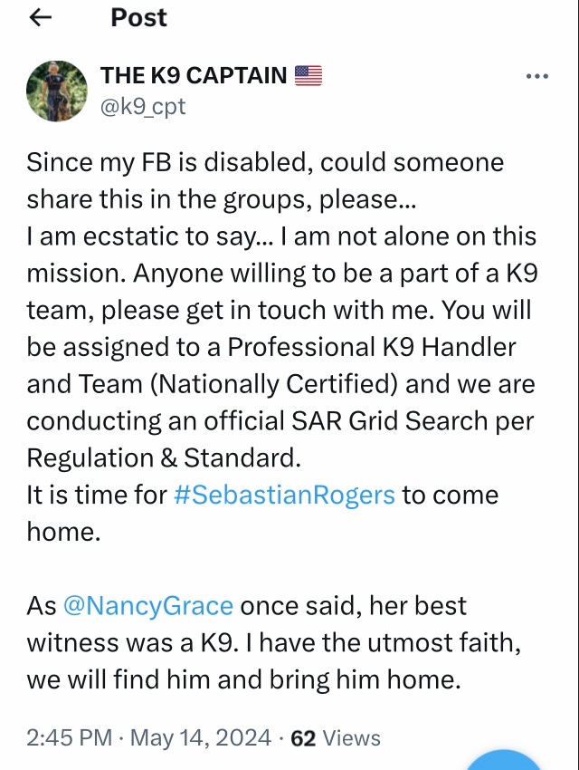 #SebastianRogers 💚🙏💡
@k9_cpt has asked in this post, if people can share it on fb, as her fb account has been disabled. 
To anyone who is active on fb could you please share this post, so that the message within can reach a wider audience. Thank you 💚🙏