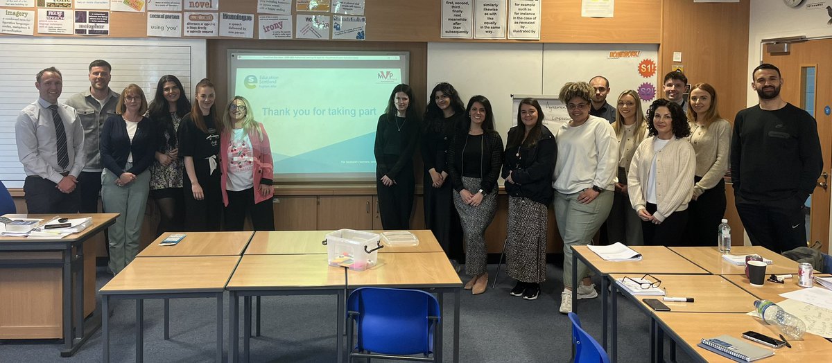 It was lovely to welcome staff from across the authority to @MVPScot training today. A warm, energetic group of staff who were a pleasure to work with.  #HealthyRelationships #Leadership @BearsdenAcademy @BishopbriggsAC @BoclairAcademy @KirkintillochHS @lenzieacad