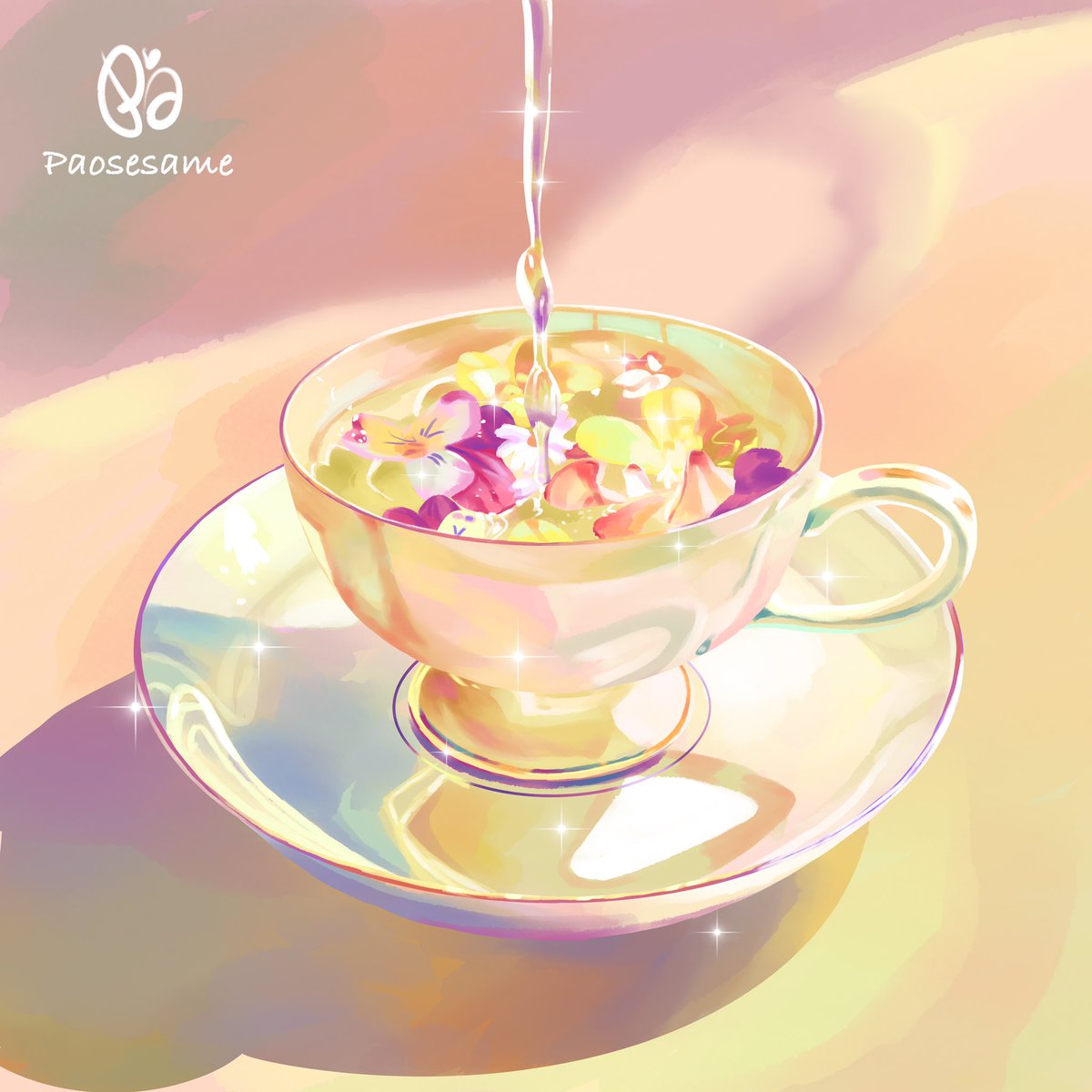 paosesame's tweet image. Still the same old pictures

#illustrationart #flower #rosetea #tea #ArtistOnX #aesthetics