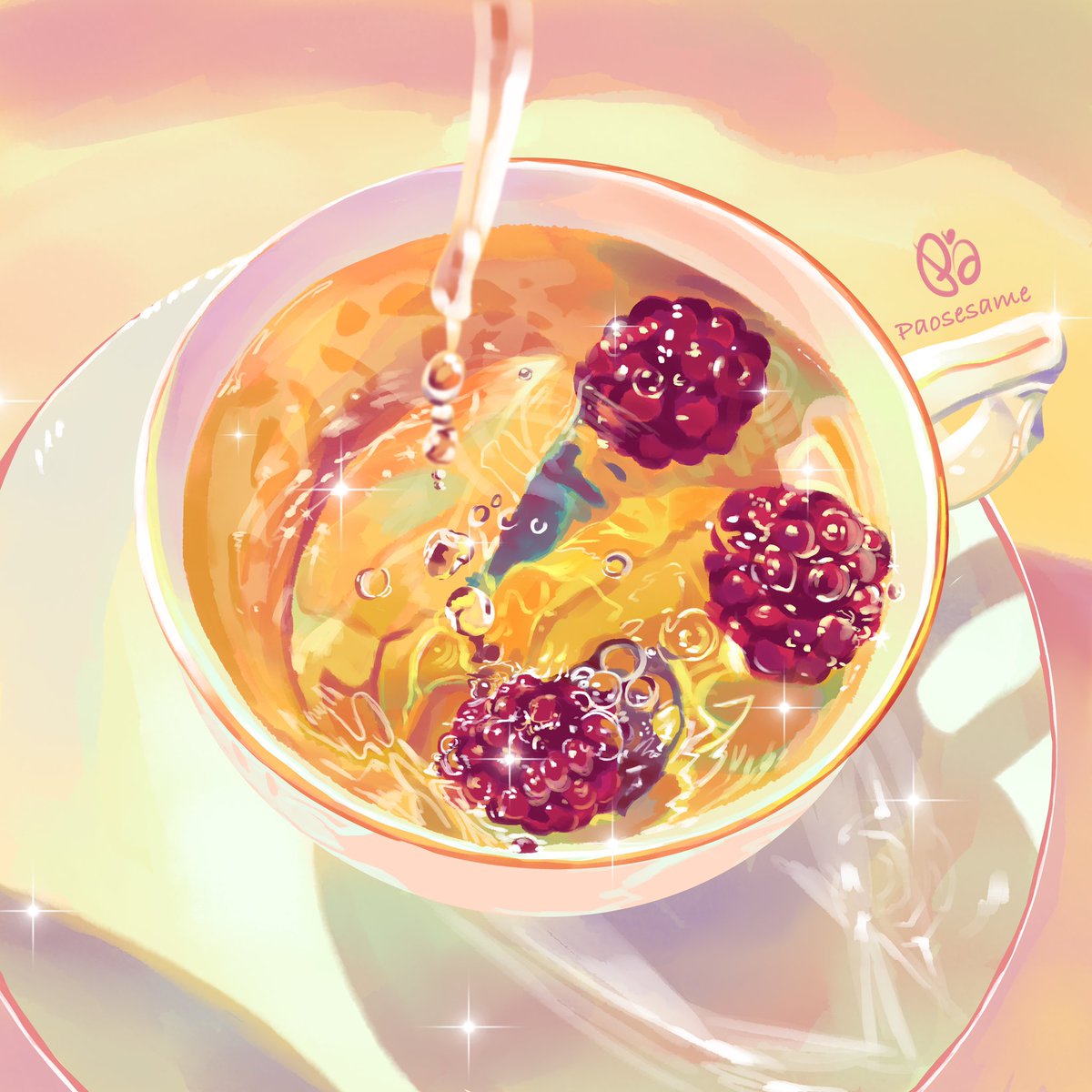 paosesame's tweet image. Still the same old pictures

#illustrationart #flower #rosetea #tea #ArtistOnX #aesthetics