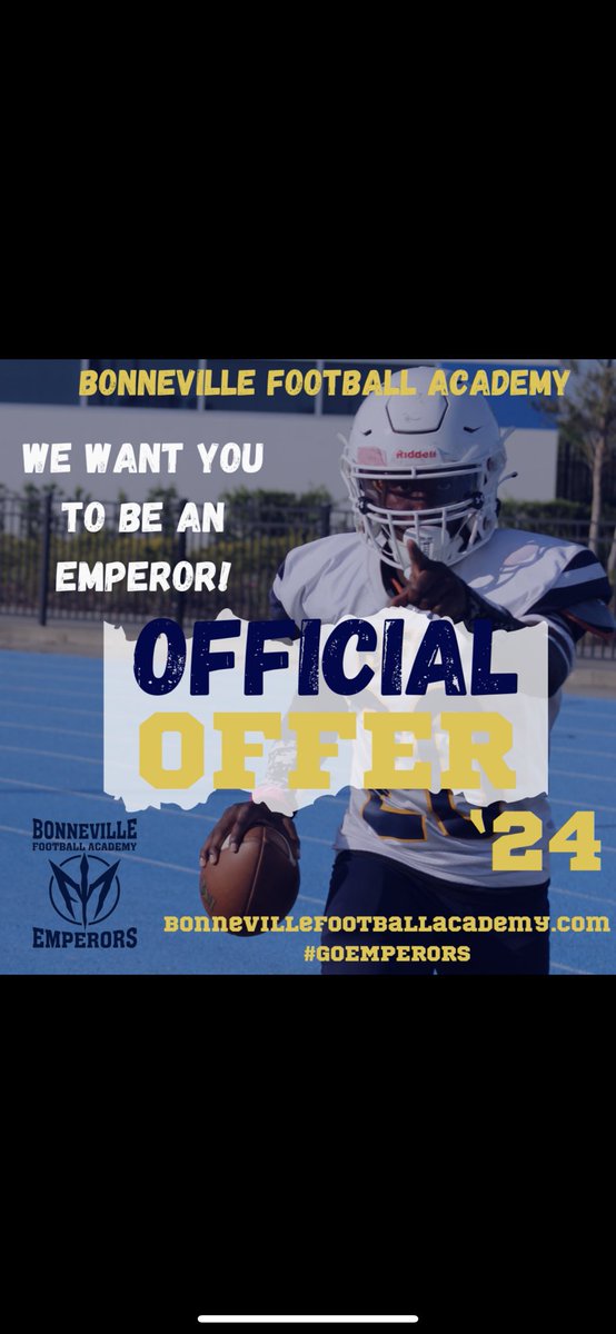 Thank you Coach Robinson for the opportunity as I receive my third offer 💙 @LALionAthletics @coach_lee02 @NEGARecruits @RecruitGeorgia @BonnFootball @MartyRobinson23