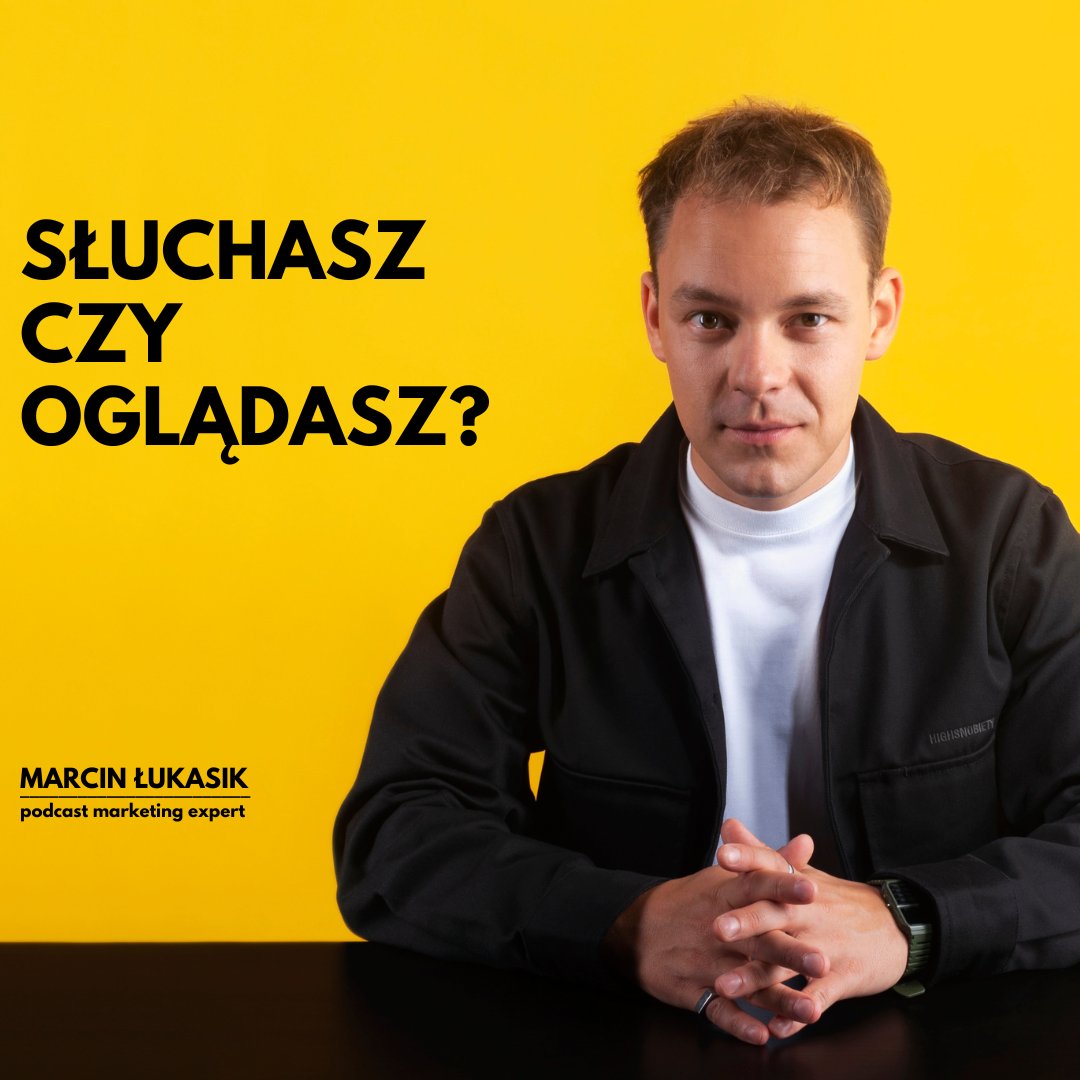 lukasikmarcin's tweet photo. Słuchasz, czy oglądasz?🎥
Jak pokazują najnowsze dane, podcasty wideo wyraźnie zyskują na popularności.

Oprócz światowych analiz doskonale to widzę po naszych produkcjach Studio PLAC, których stosunek audio do video wynosi 20/80. Startując 2,5 roku temu było to 70/30. https://t.co/2fbzjPqpwl