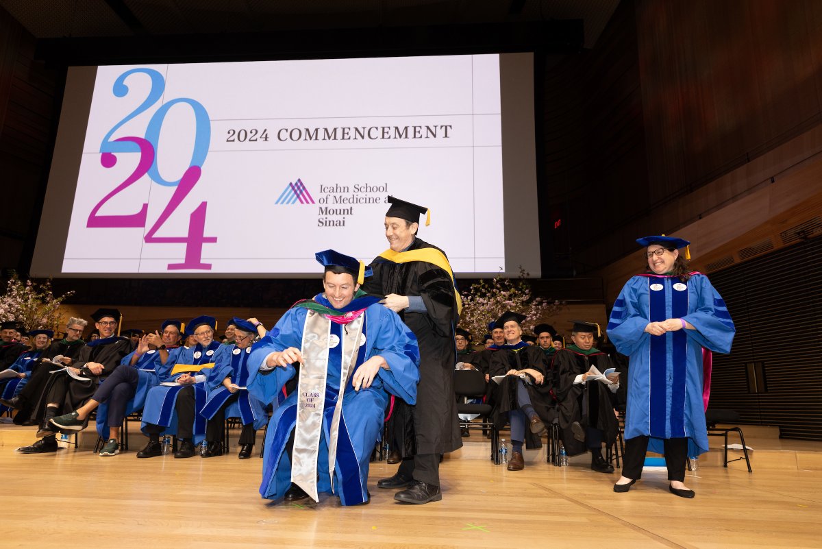 Last Friday was our 55th MD, PhD and Dual Degree Commencement Ceremony! We look forward to seeing our graduates use their degree to make a difference in the world. Congratulations to the Class of 2024! Watch the full ceremony: mshs.co/3Oxh64O #Commencement2024