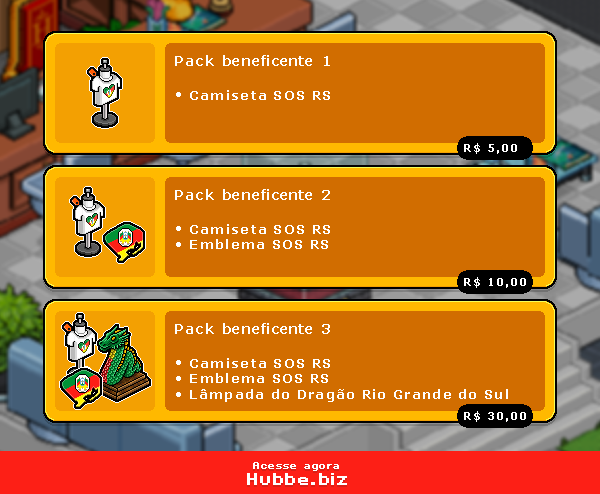 Apoie o Rio Grande do Sul!

Confira os nossos pacotes beneficentes. Ao adquirir qualquer um, você já estará fazendo a diferença. Vamos todos apoiar o Rio Grande do Sul!

Saiba mais em: hubbe.biz/news/711