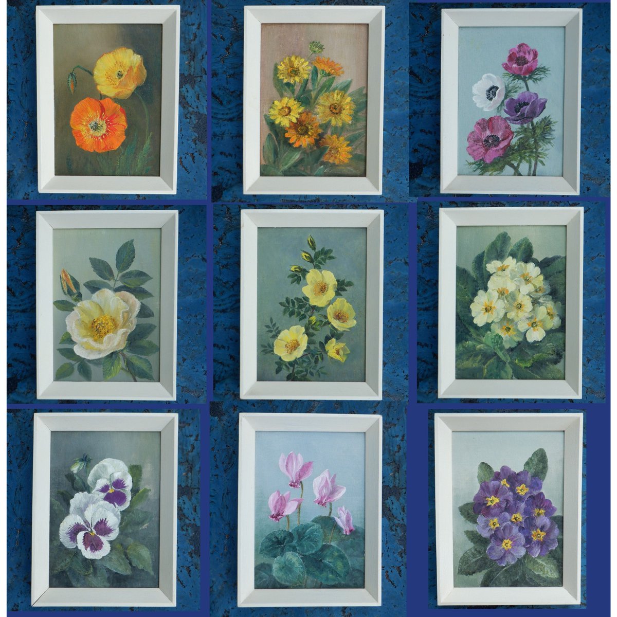 A variety of vintage floral oil paintings by Muriel England FRSA. 👩‍🎨🎨

🛒 ebay.co.uk/sch/i.html?_ss…

#Art #MurielEngland #Painting #Vintage #FollowVintage #VintageArt #FRSA #eBay