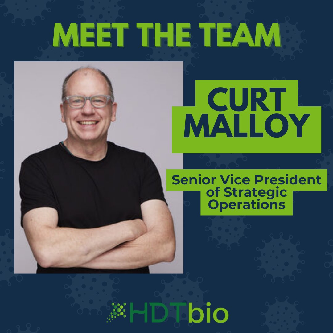 #MeetTheTeam – Curt is a seasoned professional in research &amp; life science, spanning discovery to clinical trials. He's served as an adjunct professor for 15+ years teaching various subjects, and he champions global health &amp; equity. Welcome, Curt!

hdt.bio/team