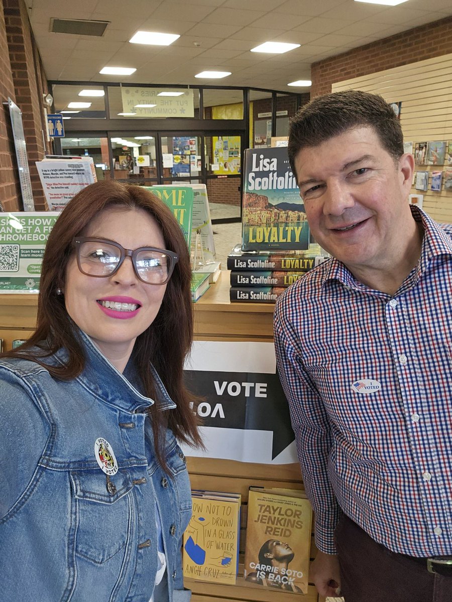 Thank you to my wife, <a href="/cheyennepalma/">Cheyenne Dominguez</a>, for joining me at the polls today and for all her support throughout our campaign. 

She voted for me during Early Voting and it was an honor to have her accompany me to the polls on Election Day! 🗳️

#VoteDominguez #JuanForMaryland