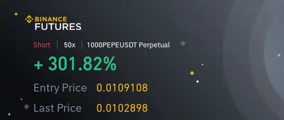 301% 🏆 There's a reason why I am considered the best in the #crypto and #ForexMarket Today we made more than 100Pips on #XAUUSD and good returns on #PEPEUSDT You have to join my telegram community to see good gains