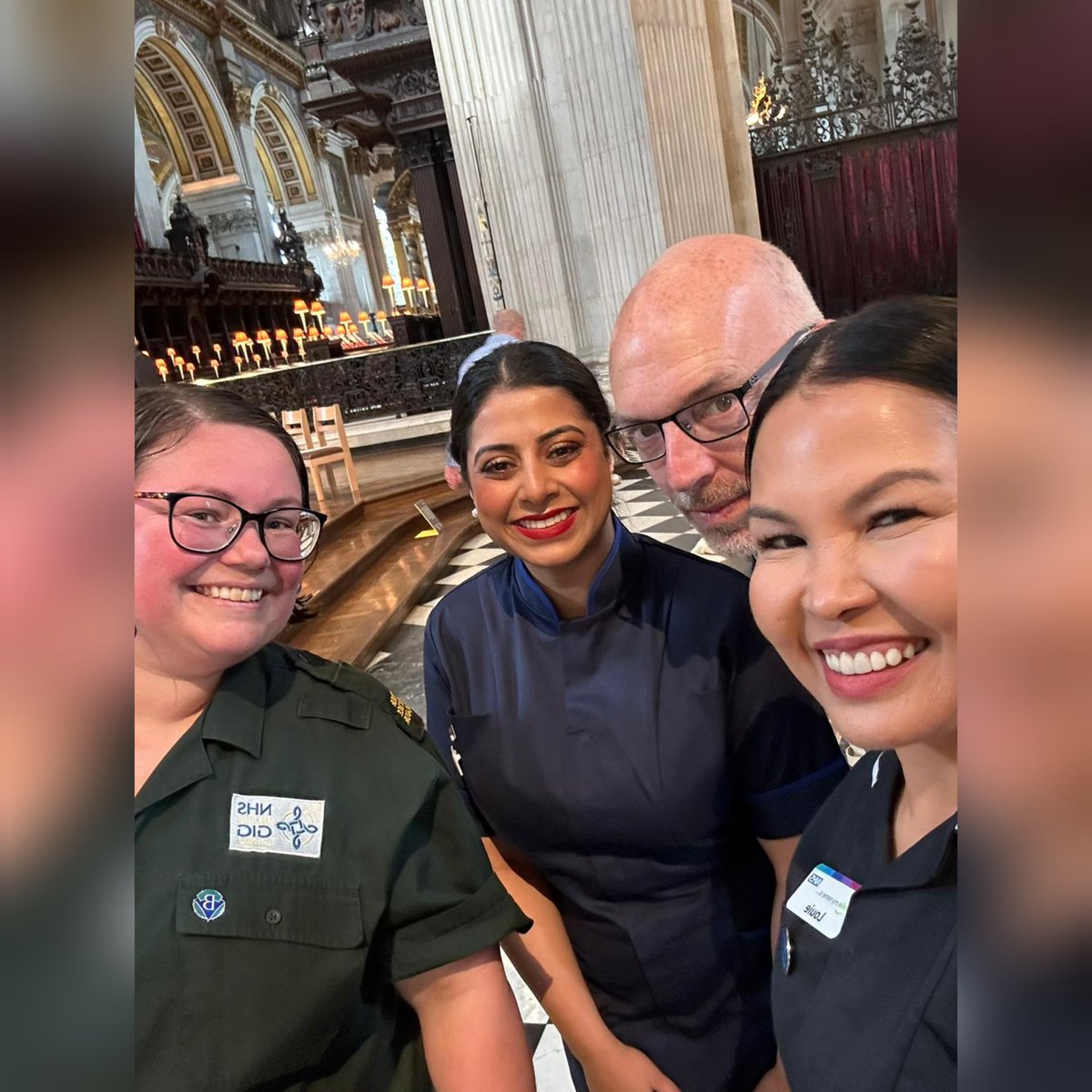 Very much looking forward to the @FNightingaleF Commemorative Service at @wabbey! Cannot believe it has been a year since I walked in the procession at the beautiful @StPaulsLondon with these lovely people to name a few! Who else is going tomorrow???