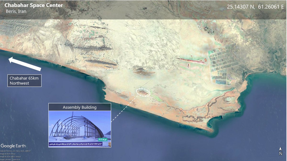 After a few logistical hurdles, Jim Lamson's excellent article on the new space launch center near Chabahar is finally up - Definitely worth the read if you're following Iran's growing space ambitions! armscontrolwonk.com/archive/121939…