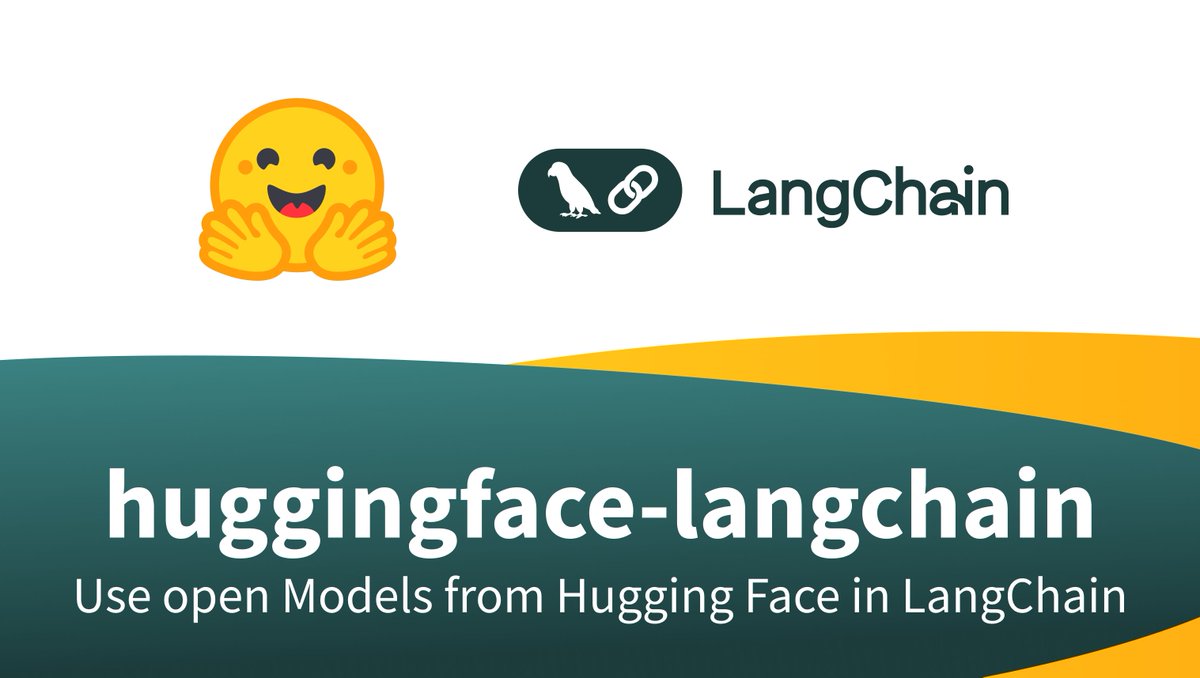 We are excited to announce huggingface-langchain🚀 A new open-source package to seamlessly integrate the latest open Models from @huggingface into @LangChainAI, supporting local models hosted models! 🤗🦜 TL;DR: 🛠️ Easy Installation: Install with a simple `pip install