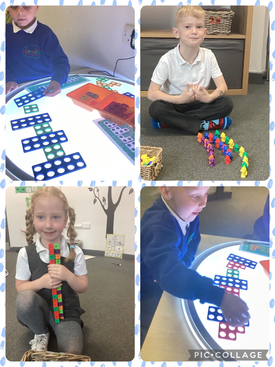 We have wowed Miss Jankowiak by making some amazing repeating patterns. #maths #EYFS