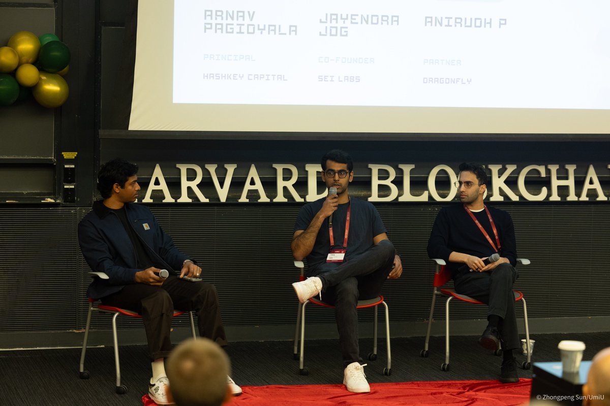 GigaJay (@jayendra_jog) on Twitter photo Great convo about the direction of crypto infrastructure with <a href="/0xArnav/">Arnav</a> and <a href="/ani_pai/">Anirudh Pai</a> at <a href="/harvard_crypto/">Anamaria Marian</a> Great convo about the direction of crypto infrastructure with <a href="/0xArnav/">Arnav</a> and <a href="/ani_pai/">Anirudh Pai</a> at <a href="/harvard_crypto/">Anamaria Marian</a>