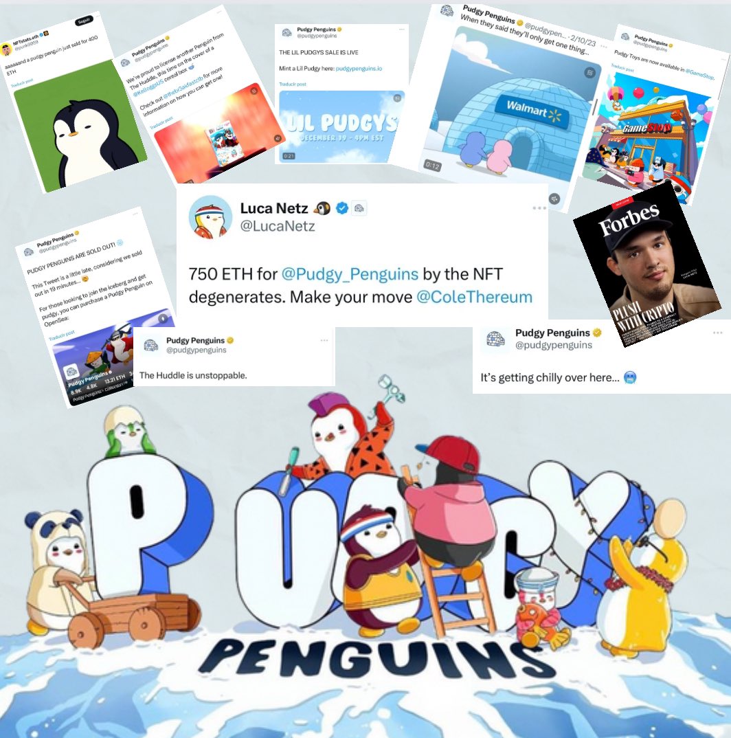 From 0 to being the largest IP on Web3 

The history of Pudgy Penguins summarized in 25 tweets🧵
