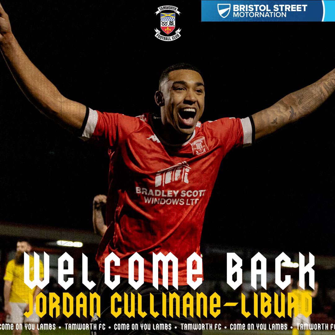 SIGNING 5 |
We are delighted to announce that Supporters Player of the Year Jordan Cullinane-Liburd has committed to the Lambs on a new 2 years deal. In his second spell at the club, Jordan is another member of our outstanding defence that only conceded 29 goals last season.