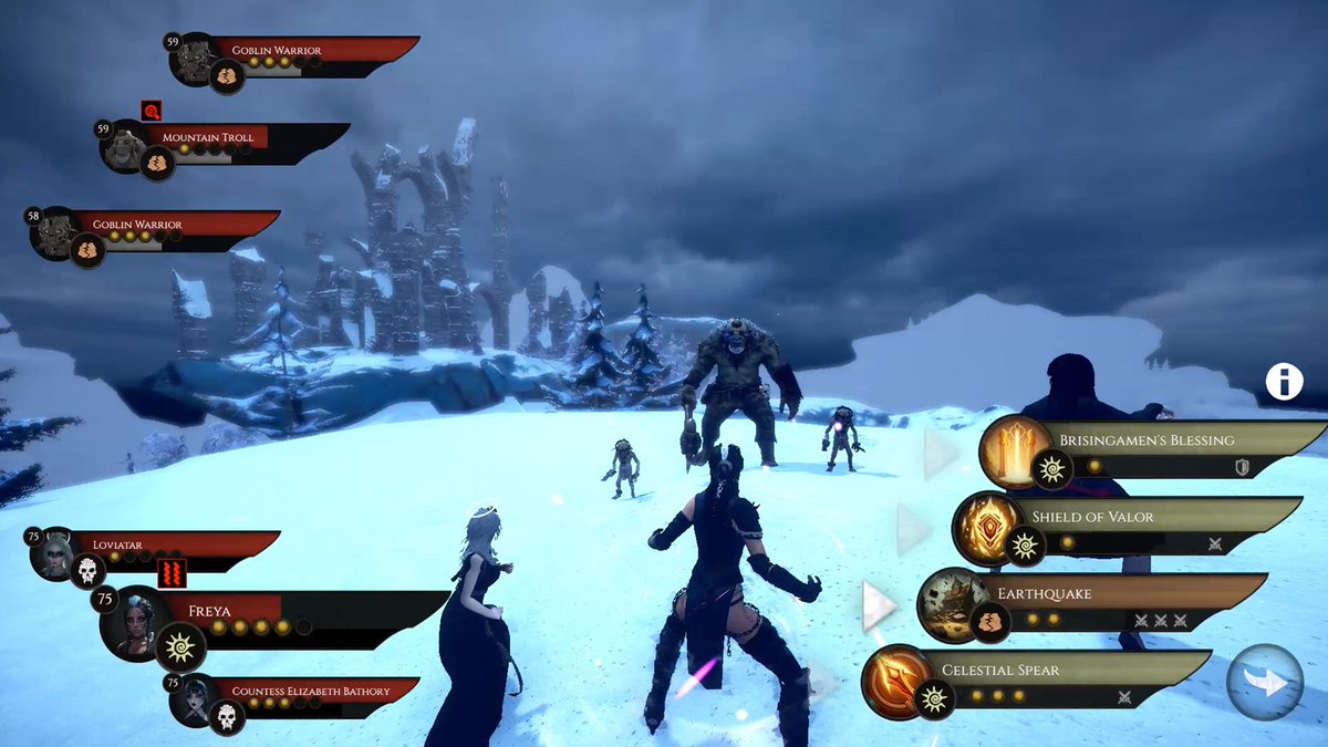 In the icy heights of Umbra, our heroes face the towering might of a mountain troll.
 With each move and spell, they inch closer to victory.

🔗 Follow us for more: #EpiRPG #UmbraTheLastSummoner #GameDev #indiegame #indiedev #rpg #indiedeveloper #gaming