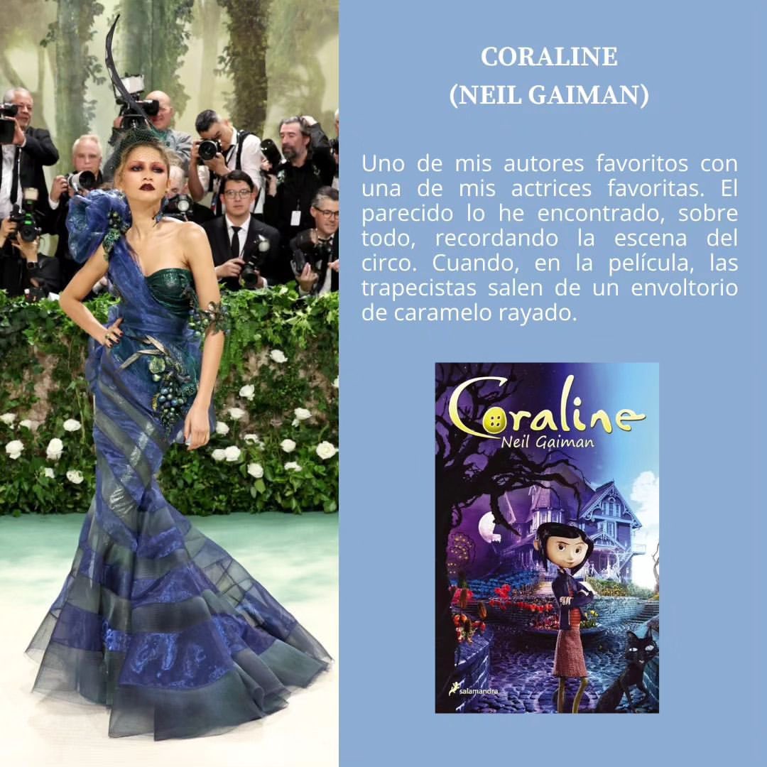 AmazonBooksRP's tweet image. © #AmazonBooksRP Bookstore! 📚
𝗕𝗼𝗼𝗸𝘀, Comics, Magazines &amp;amp; More

Now a͟v͟a͟i͟l͟a͟b͟l͟e͟: Looks from the @iTheMetGalaRP as if they were books: 𝗭𝗮𝘆𝗱𝗲́ (@bulgarivault) of “Caroline” by Neil Gaiman.