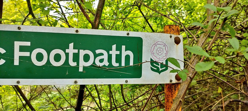 Abandoned South Yorkshire County Council logo spotted in Loxley Valley.