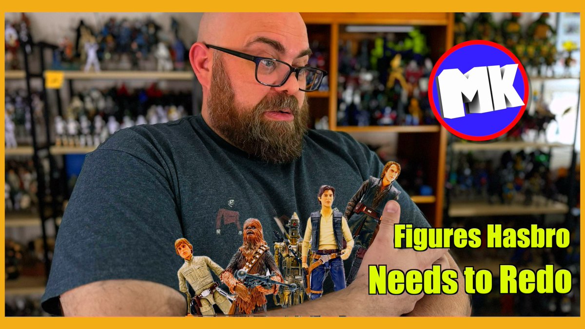 I hope this video is as good as my photoshop skills are bad. I don’t know why I just didn’t take a picture of me holding these figures. Check out my YT channel for my video on figures I want @hasbropulse to update. But this is not a top 10. #StarWarsTheBlackSeries