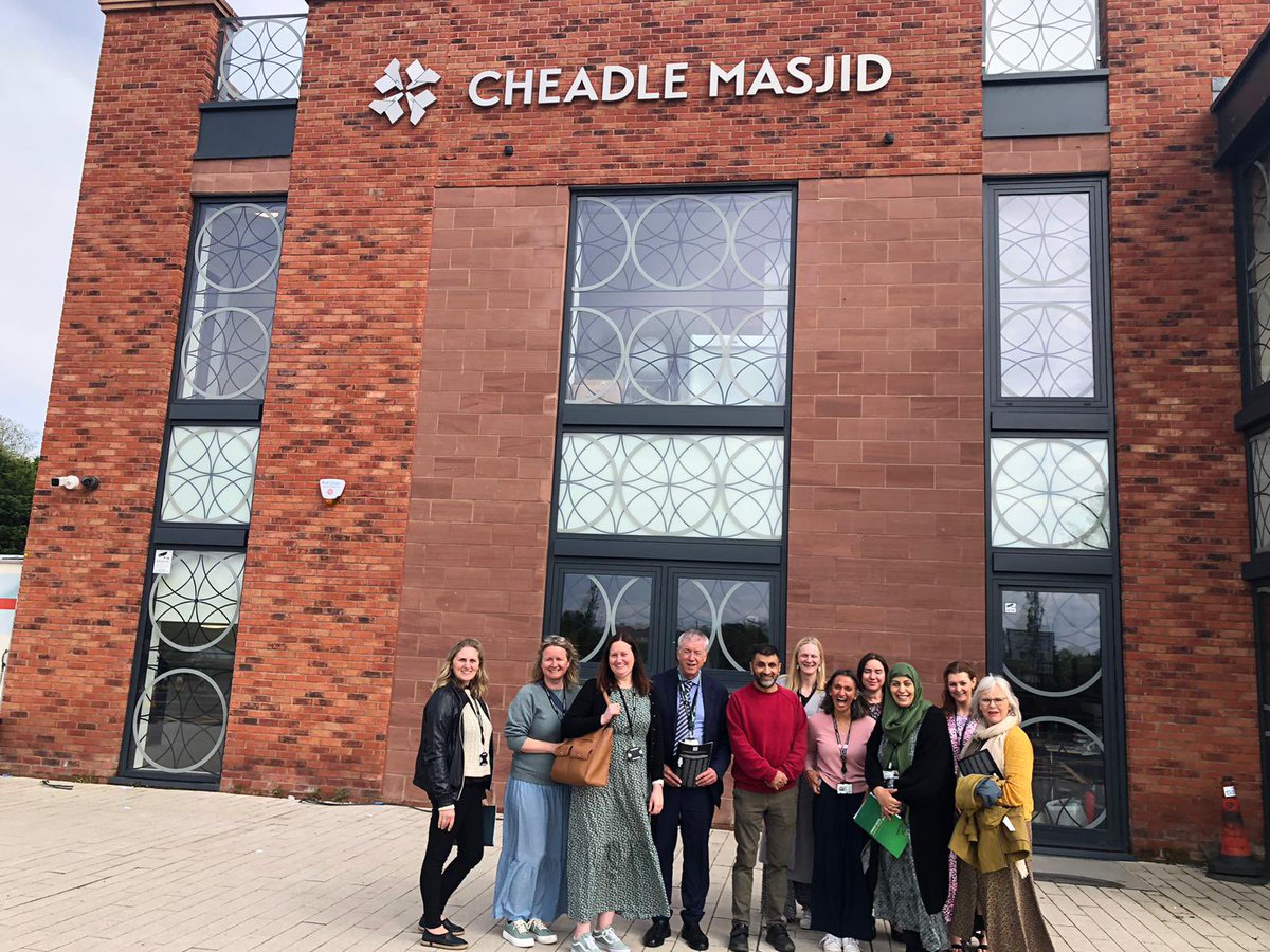 Wonderful visit to the @CheadleMasjid  thank you for having us. #Cheadle #Stockport