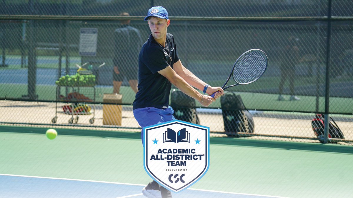 🎾 📚 @LETUTennis Zach Farris named to CSC Academic All-District team. Story: letuathletics.com/news/2024/5/13… #LeTourneauBuilt