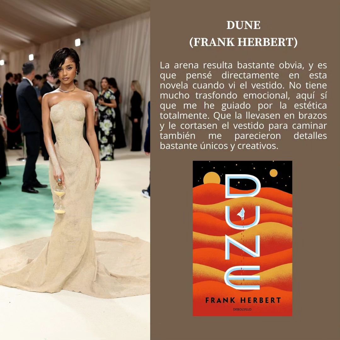 AmazonBooksRP's tweet image. © #AmazonBooksRP Bookstore! 📚
𝗕𝗼𝗼𝗸𝘀, Comics, Magazines &amp;amp; More

Now a͟v͟a͟i͟l͟a͟b͟l͟e͟: Looks from the @iTheMetGalaRP as if they were books: Tyla of “Dune” by Frank Herbert.