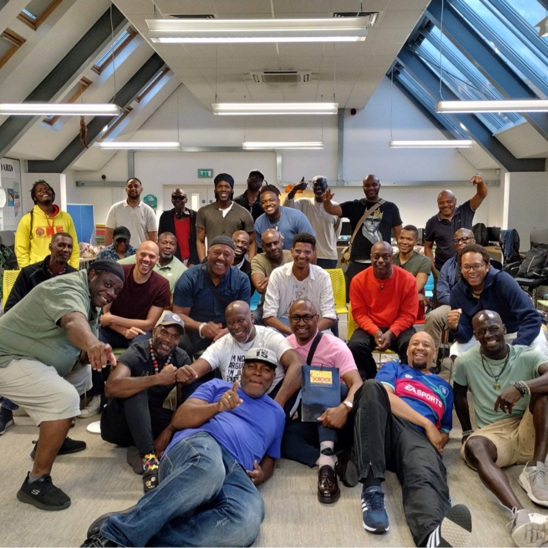 Celebrate Mental Health Awareness Week with a FREE performance by The Black Men's Consortium, a local community arts and health group 🎭 📆 Sunday, May 19 ⏰ 6pm 📍 Brixton Rec 3G Pitch Reserve your seat today 👉 active.lambeth.gov.uk/the-black-mens…