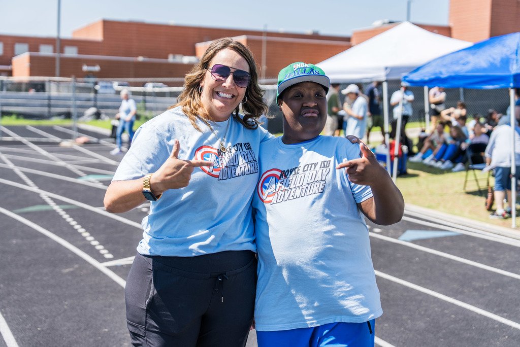 The 4th Annual Ran Man Field Day for students with diabilities happened today! Every student the district with an intellectual disability is able to participate and win medals or a sensory toy prize.