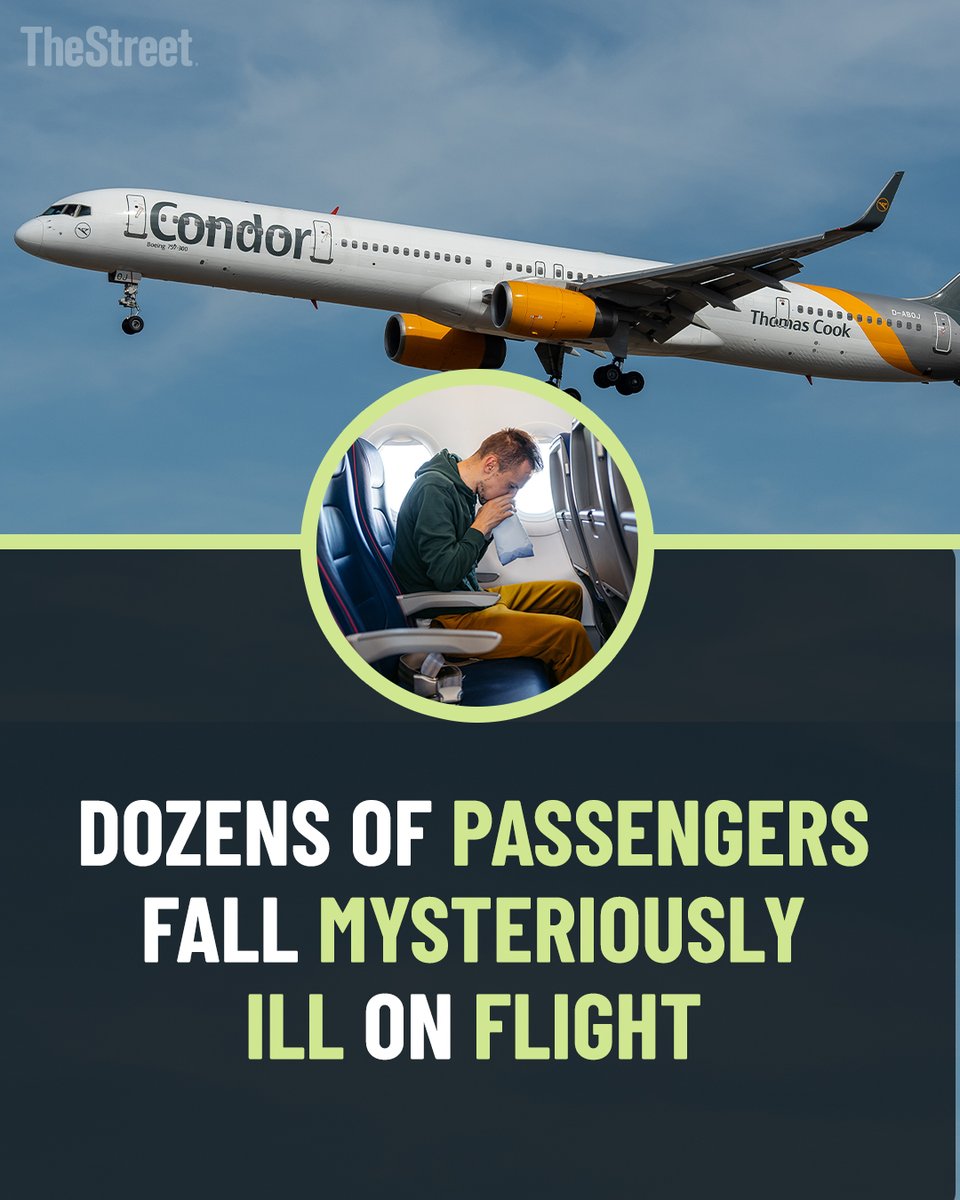 During a budget airline Condor flight from the African island nation of Mauritius to Germany, 70 of the 290 travelers aboard became seriously 'ill' needing motion sickness bags throughout the length of the flight. When the Airline was asked about the mystery illness they replied…