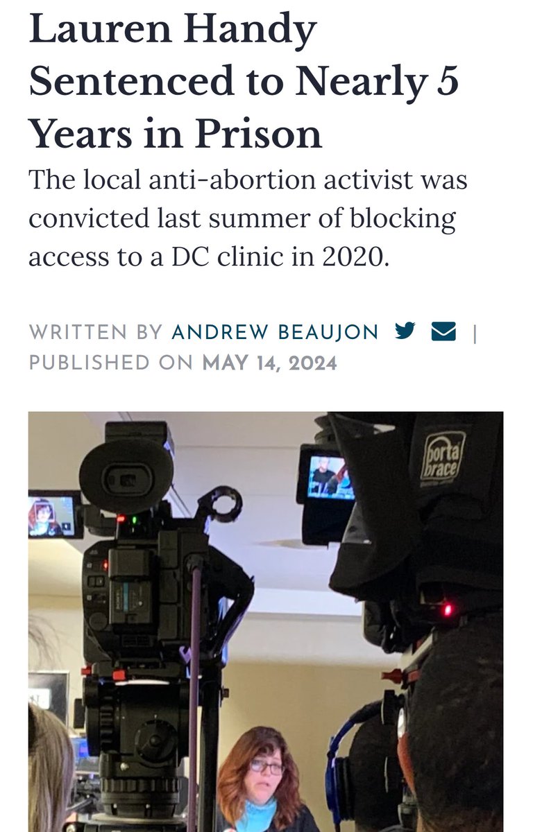 Our two-tiered justice system in a nutshell. Transgender abortion activist who vandalized pregnancy center: no jail time Pro-lifer who blocked access to an abortion clinic: sentenced to almost 5 years