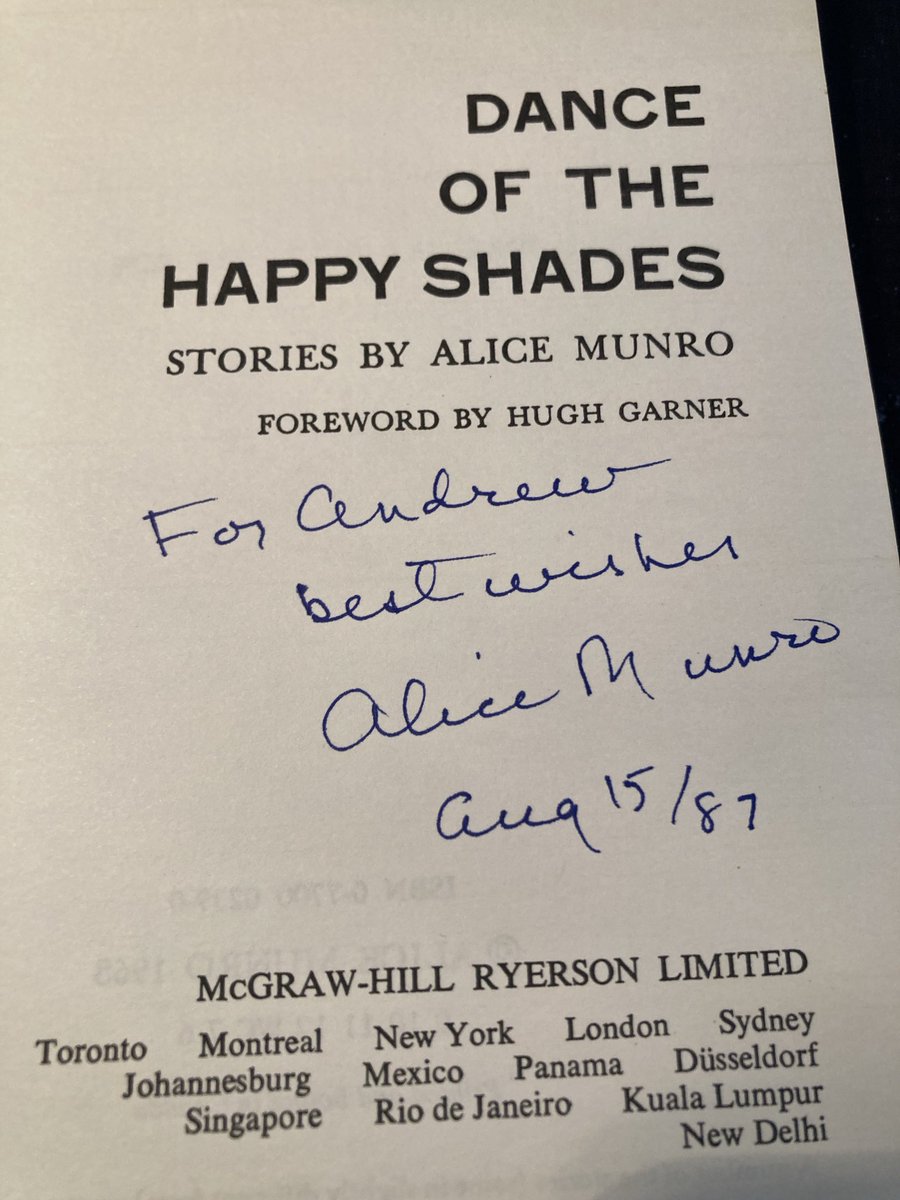 A treasure. 19 year-old me was star-struck. RIP Alice Munro.