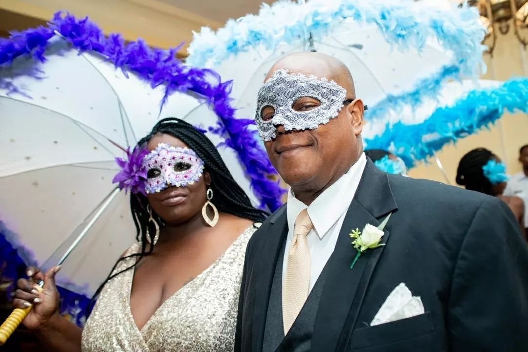 Have you considered adding a theme to your wedding? They can be so much fun and add such a nice touch to the big day! 📷: @orriegainesphotography #theme #wedding #weddinginspo #receptioninspo #receptionvibes #masks #funtimes #play #allsmiles #memories … instagr.am/p/C69KuBNSF6r/