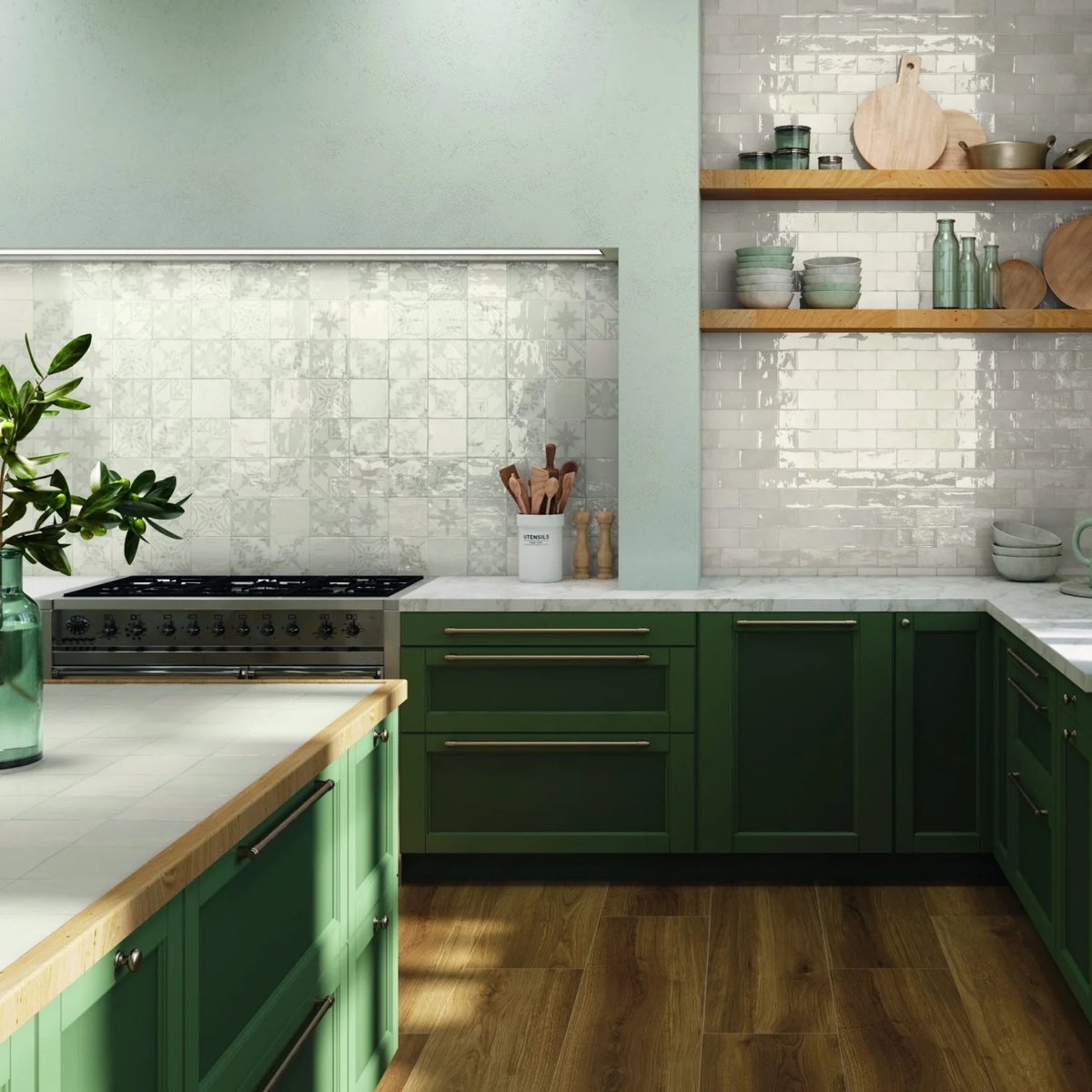 tilebuys's tweet image. New series of 5 x 5 white ceramic decorative accent #tiles for walls and #backsplashes. Find them at TileBuys.com/New