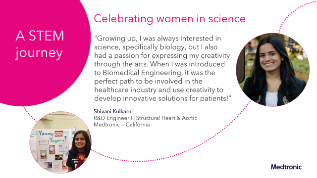 I’m proud to work with extraordinary women like Shivani at Medtronic, which provides life-changing opportunities for those following a path in Science, Technology, Engineering and Mathematics (STEM). Join us. #CareersThatChangeLives #MedtronicEmployee bit.ly/3wA1jir