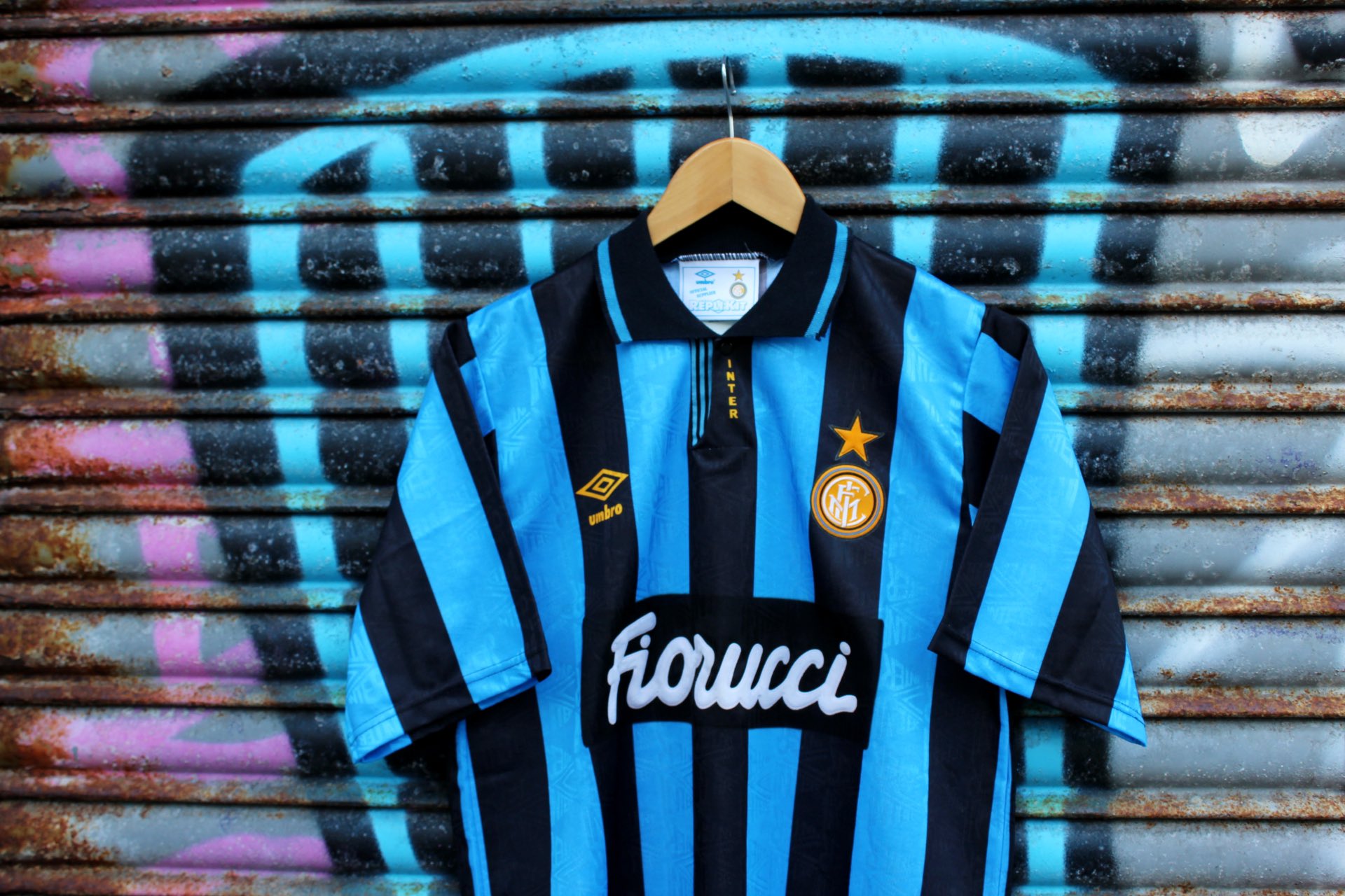ウェア inter 1992-93  uniform long shirt inter 1992-93 home uniform long shirt