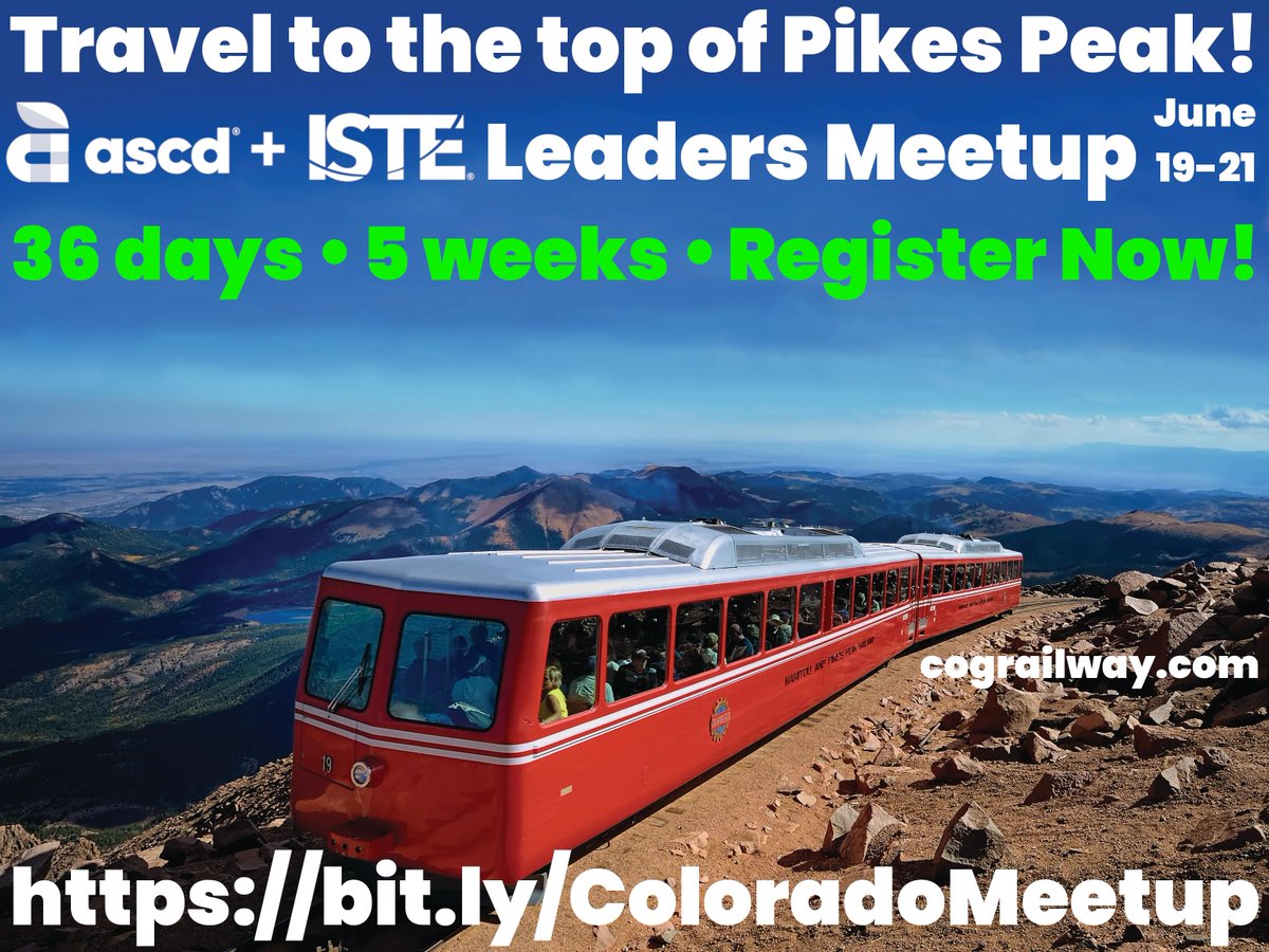 June will be here before you know it! Register NOW! bit.ly/ColoradoMeetup #ASCDAffiliates #ISTEAffiliates #ASCDEdChamps #ASCDEmergingLeaders  #ASCDStudentChapters