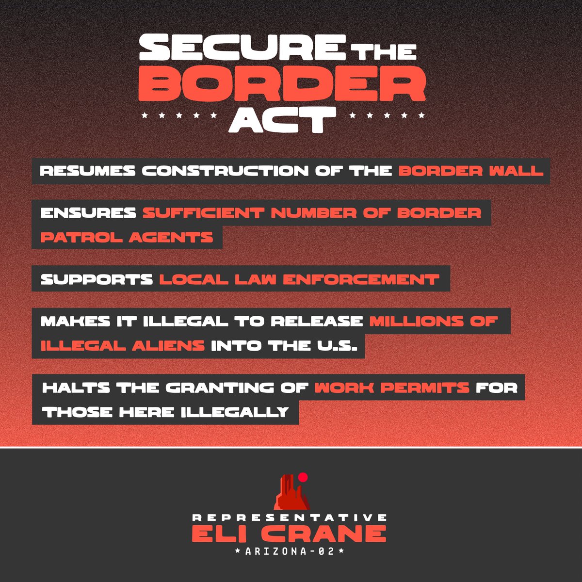 It's been one year since the House passed H.R. 2—a bill that would effectually secure the border and protect American families from foreign criminals. The cartels are grateful to @SenSchumer's Senate for refusing to act.