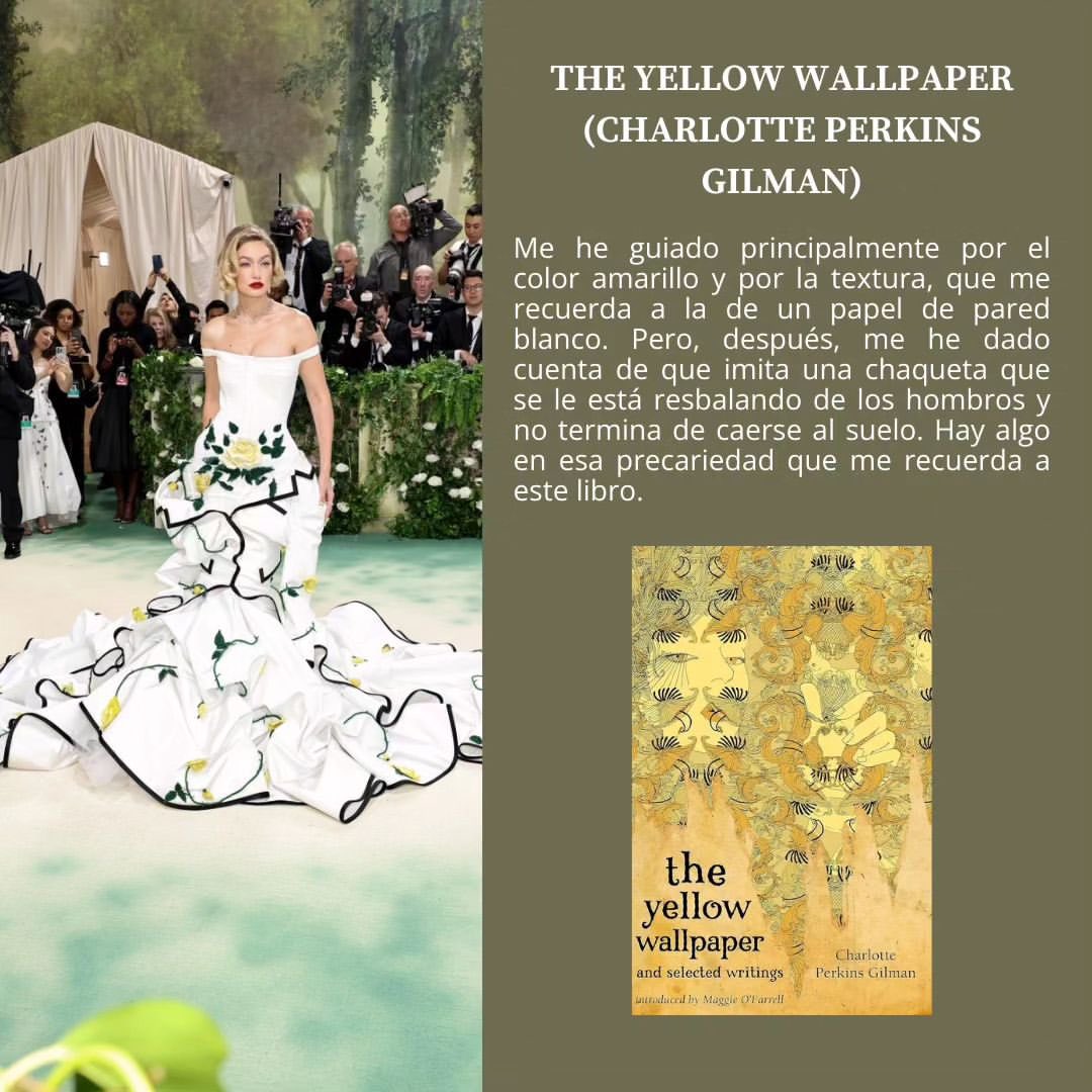 AmazonBooksRP's tweet image. © #AmazonBooksRP Bookstore! 📚
𝗕𝗼𝗼𝗸𝘀, Comics, Magazines &amp;amp; More

Now a͟v͟a͟i͟l͟a͟b͟l͟e͟: Looks from the @iTheMetGalaRP as if they were books: 𝗔𝘂𝗿𝗼𝗿𝗮 𝗛𝗮𝗱𝗶𝗱-𝗦𝘂𝗿𝗸𝗮̈𝗻 (@NYC1tgir1) of “The Yellow Wallpaper” by Charlotte Perkins Gilman.