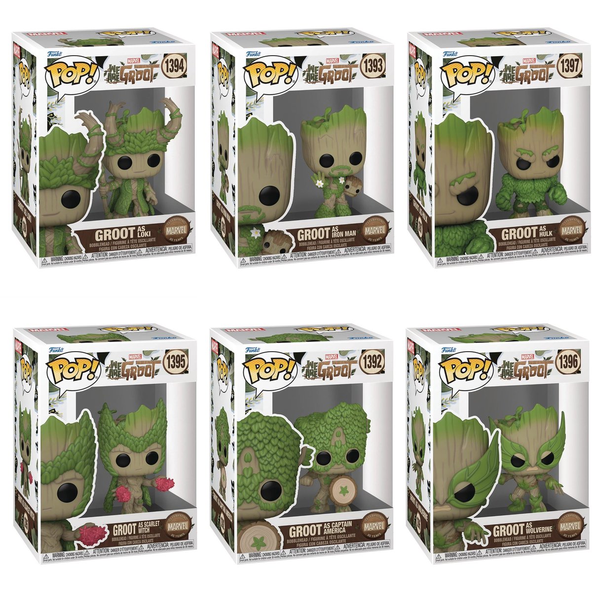 First look at We Are Groot Funko Pops! #groot