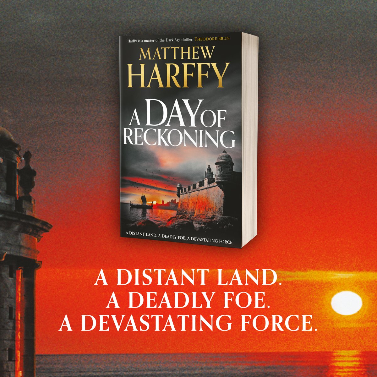 'Top class adventure writing, with action that moves as fast and keen as a whetted blade' Ian Ross #ADayOfReckoning is the third thrilling historical adventure in the #ATimeForSwords series by @MatthewHarffy ⚔️ Out now in paperback: amzn.to/3TSjebG
