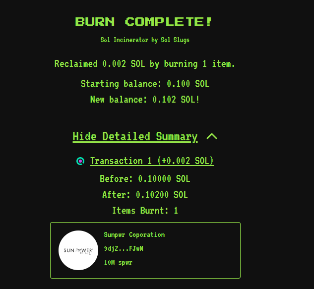 sunpoweronsol's tweet photo. $SPWR Bonded.

Raydium SOON!

Just burnt 1% https://t.co/d36wcDBSDM
