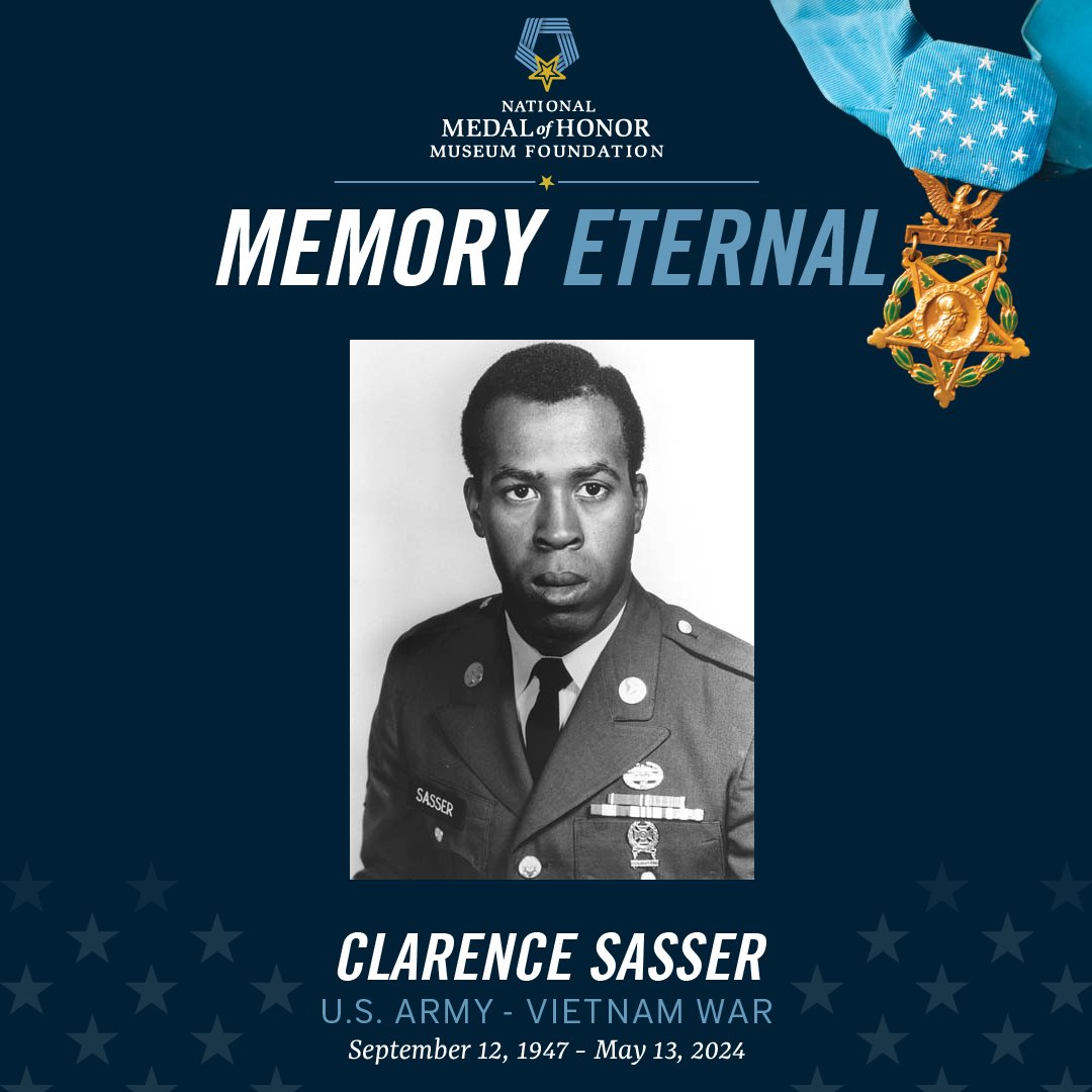 Today, we join the nation in mourning the loss of Spc.5 Clarence Sasser, who earned the #MedalofHonor in Vietnam. His remarkable life story and extraordinary bravery in assisting wounded soldiers despite heavy enemy fire and his own injuries is an inspiration to all Americans.