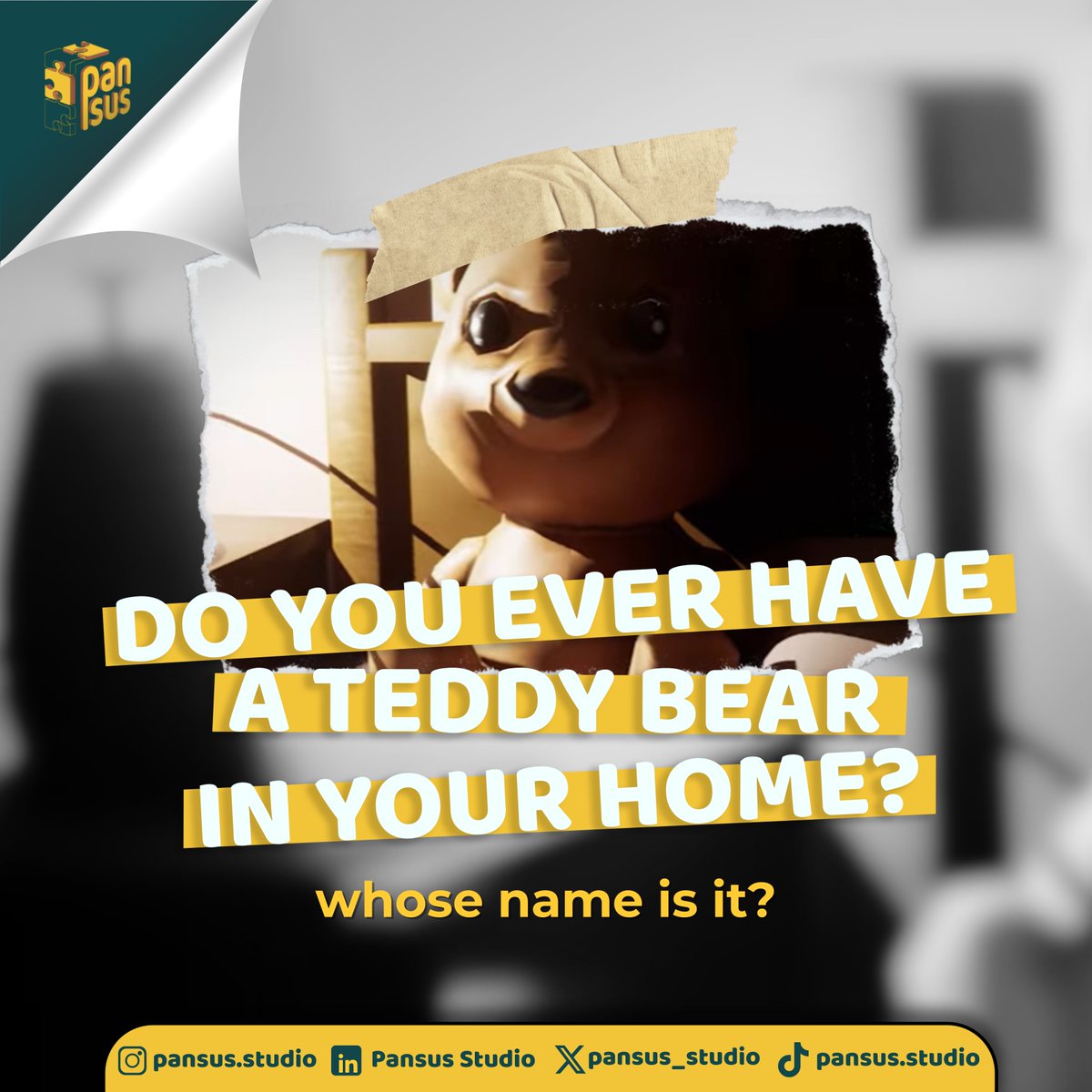 pansus_studio's tweet photo. Stay tuned for updates on thrilling adventure where a child's favorite teddy bear company a mysterious journey. Dive into a heart-pounding psychological mystery where every decision matters.
#NineDays #PansusStudio #TeddyBearMystery #Creativityintojoy #gamedeveloper https://t.co/1vfYCoLKcj