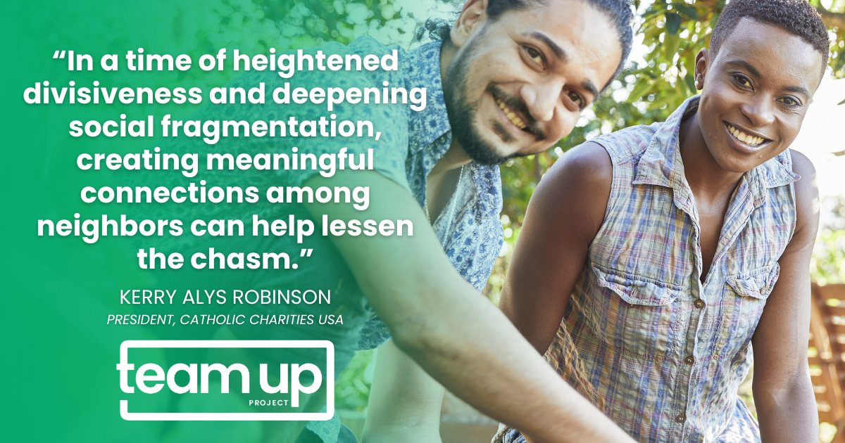 Turn empathy into action with Team Up. We're creating a platform for cooperation and kindness in communities. Join us: TeamUpProject.org #TeamUpForUnity