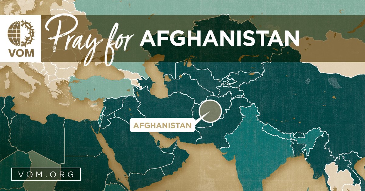 Afghanistan: Pray for new leaders to disciple young Christians in the country.