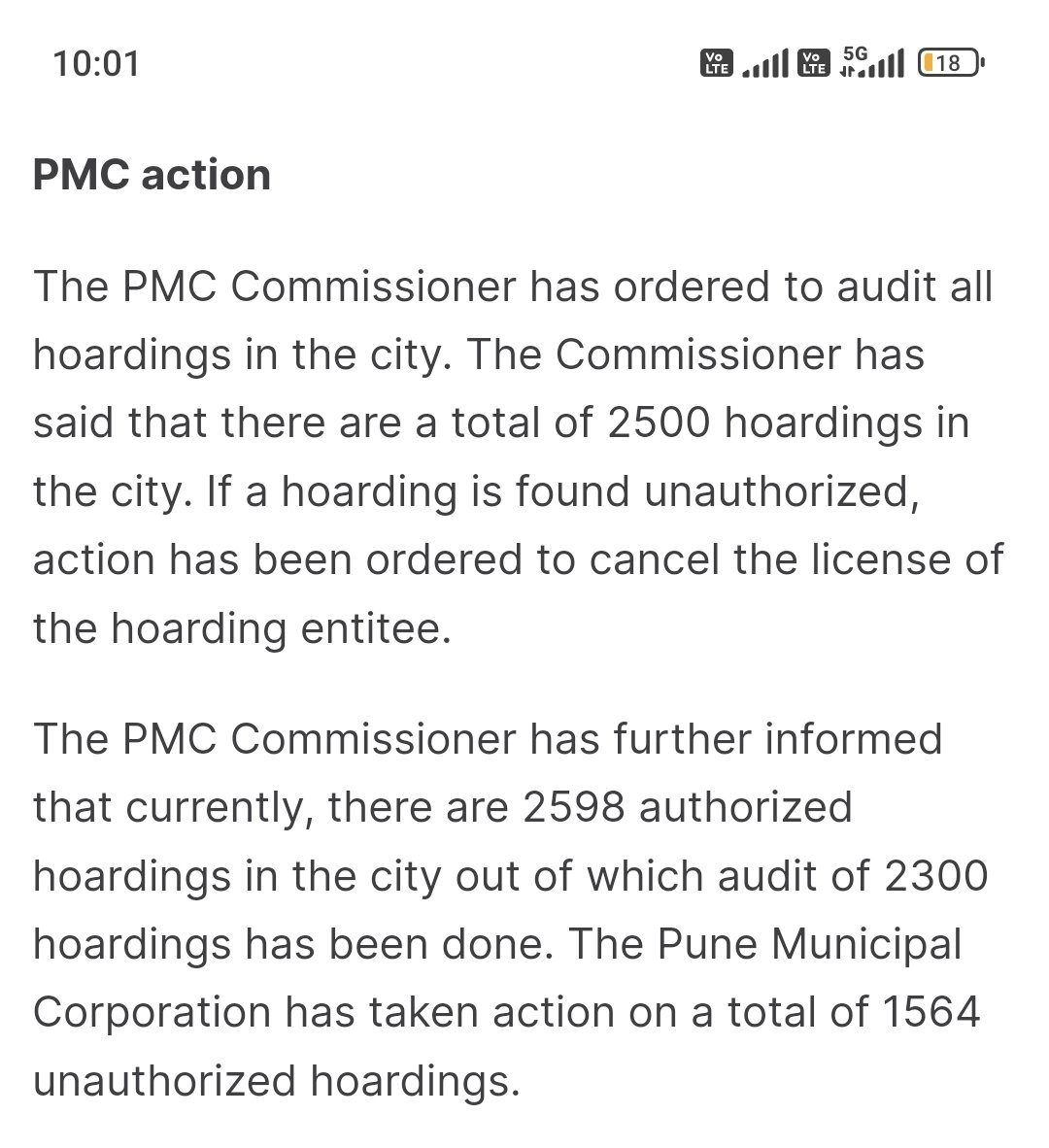 #Pune acts smart ! @PMCPune immediate action on over 1500 illegal hoardings. The question still remains, why the erections of these illegal structures cannot be stopped before it's completion ! @mieknathshinde @mybmc @mybmcbizsupport