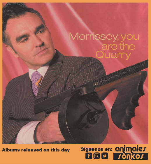 'You Are the Quarry', séptimo álbum de Morrissey, fue lanzado el 17 de mayo de 2004. #music #alternativerock #poprock