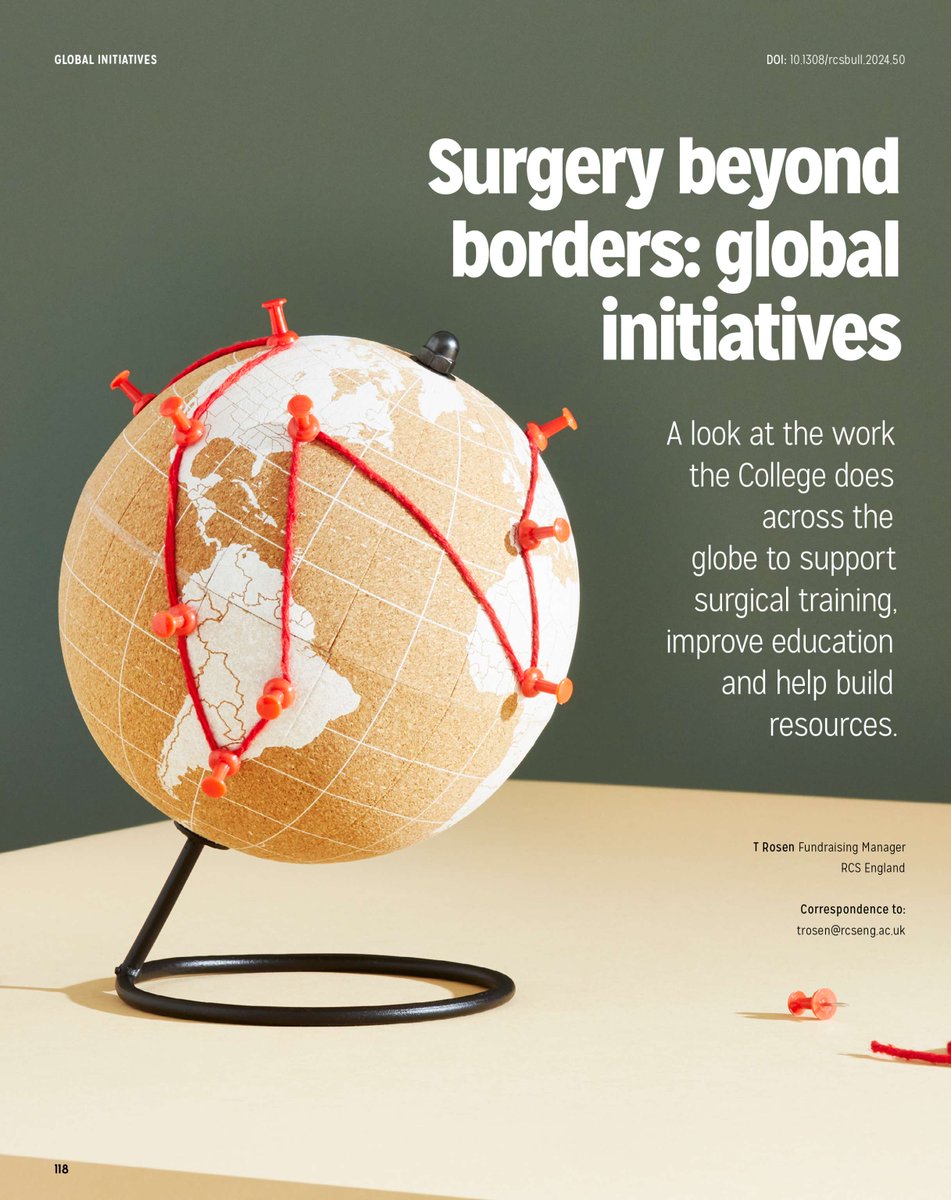 Read the latest #Bulletin to follow our work over the last seven years to advance global surgical care: ow.ly/zcvZ50RFCJC Inspired? Time is running out to book for our Global Surgical Frontiers Conference, beginning 25 June: ow.ly/v4AT50RFx4s