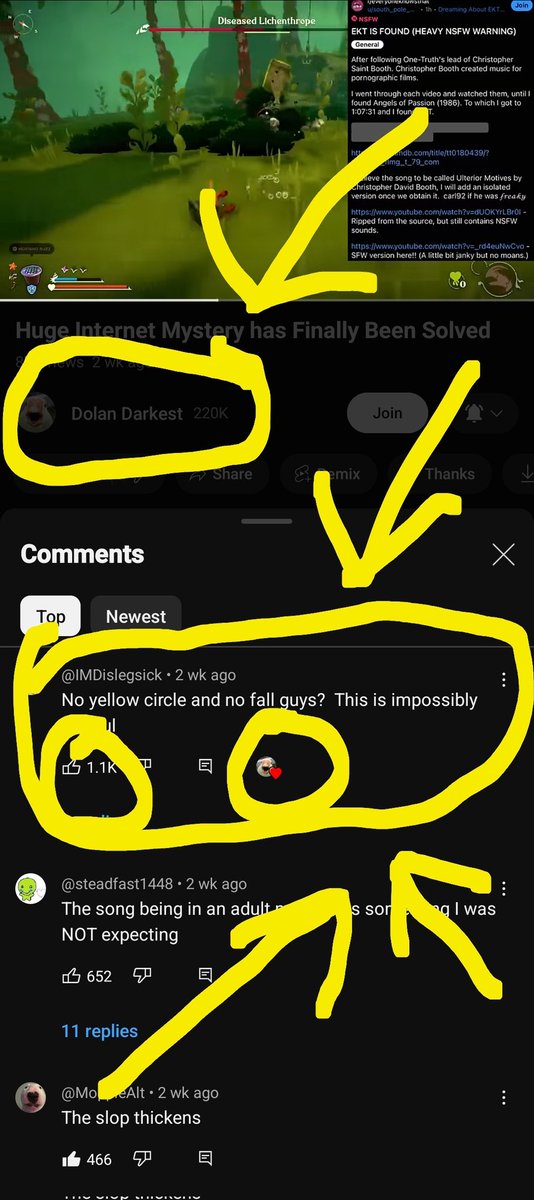 IMDislegsick0's tweet photo. The people agree with me, we demand yellow circles https://t.co/nB8Fq6jLXc