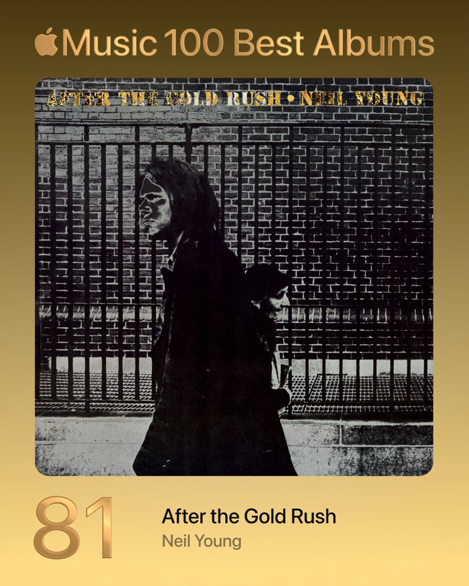 AppleMusic's tweet photo. 81. After the Gold Rush - Neil Young

#100BestAlbums https://t.co/I1clpicsBZ
